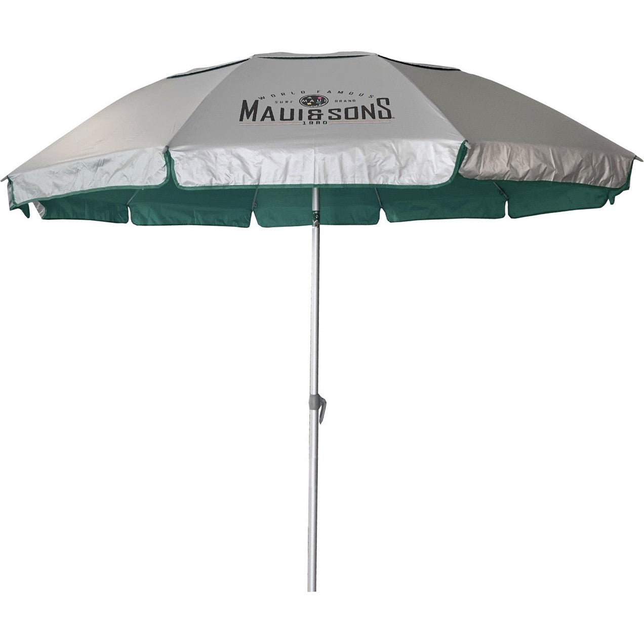 Umbrelă Plajă Maui & Sons XL 220 cm UPF50+ Rabatabilă Lyons Blue