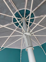 Umbrelă Plajă Maui & Sons XL 220 cm UPF50+ Rabatabilă Lyons Blue