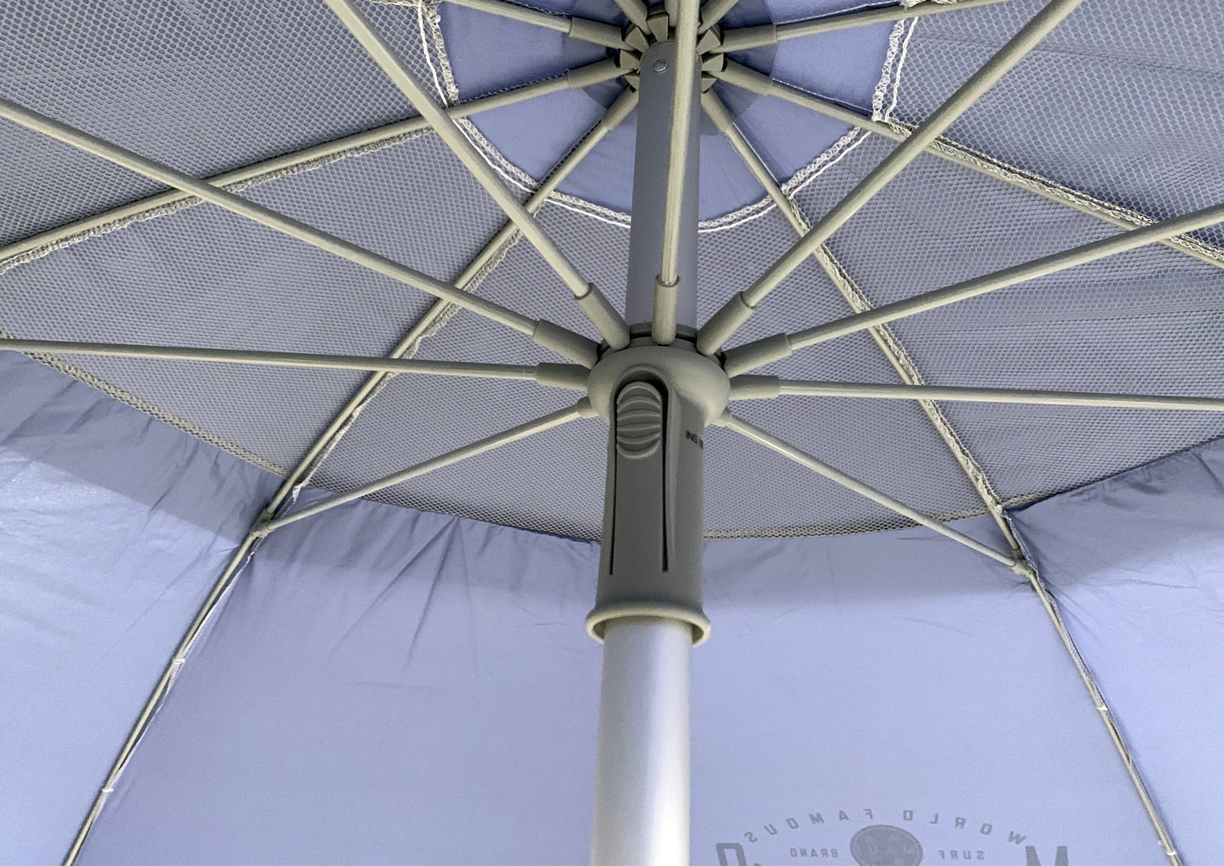 Umbrelă Plajă Maui & Sons XL 220 cm UPF50+ Rabatabilă Mov