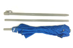 Umbrela plaja Solart 150 cm, 3 sectiuni, protectie solara UPF+50, husa transport inclusa