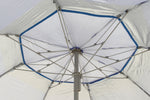 Umbrela plaja Solart 150 cm, 3 sectiuni, protectie solara UPF+50, husa transport inclusa