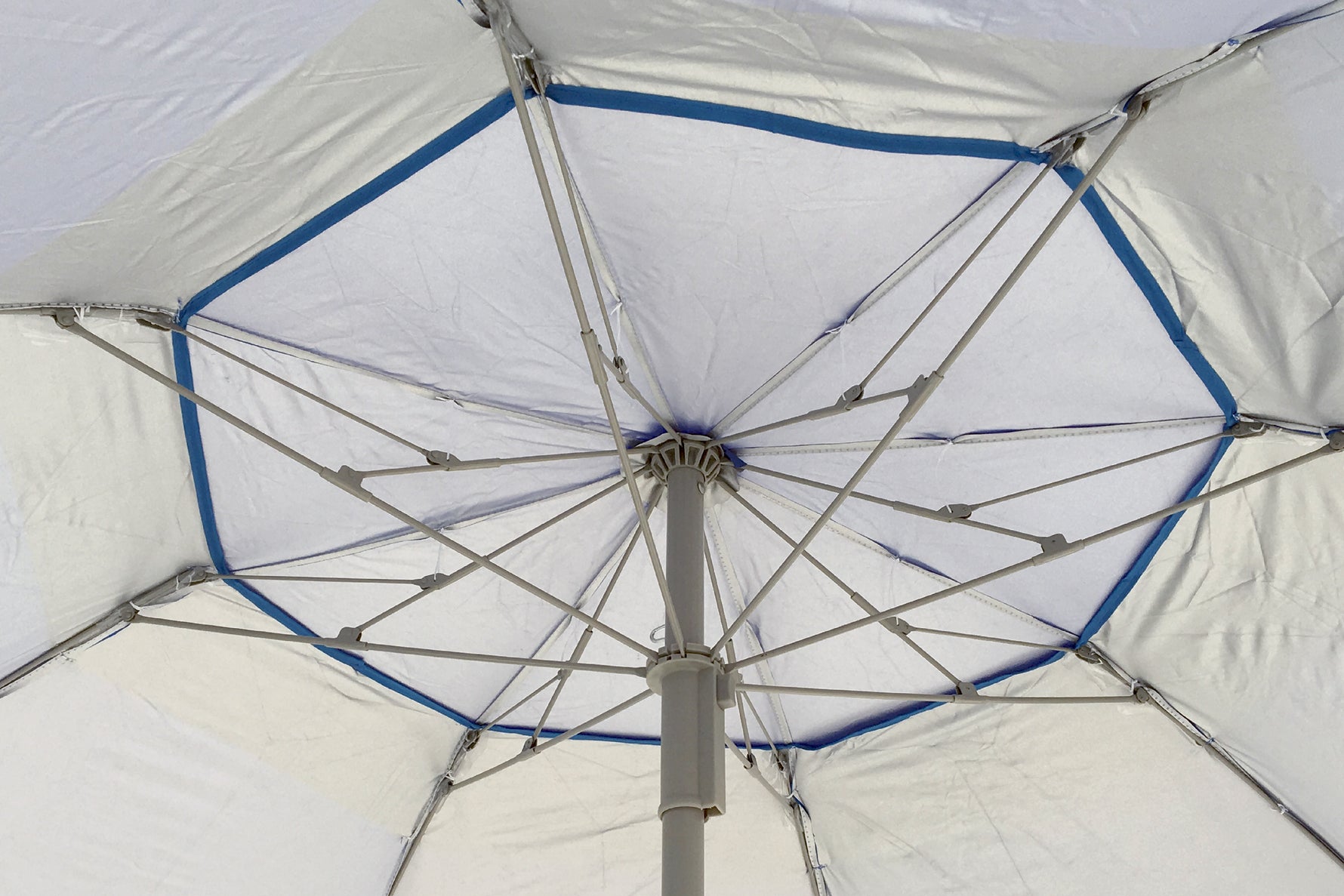 Umbrela plaja Solart 150 cm, 3 sectiuni, protectie solara UPF+50, husa transport inclusa