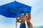Umbrelă Plajă Solart 220 cm UPF50+ Basculare Husă Transport