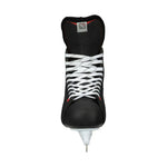 Patine hochei NIJDAM Deluxe Artic Rush Negre, lame oțel inoxidabil