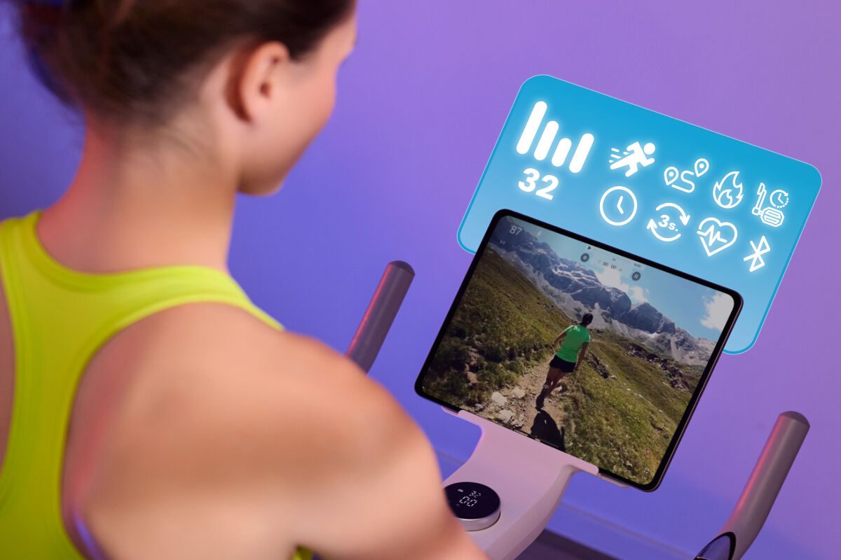 Bicicletă Fitness Electromagnetică Spokey ZEN – 32 Niveluri, Bluetooth, LED