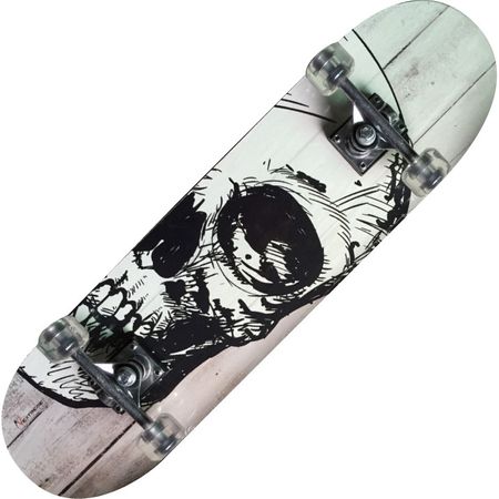 Skateboard Nextreme Tribe Pro White Skull