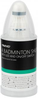 Set 4 fluturasi badminton Avento, LED