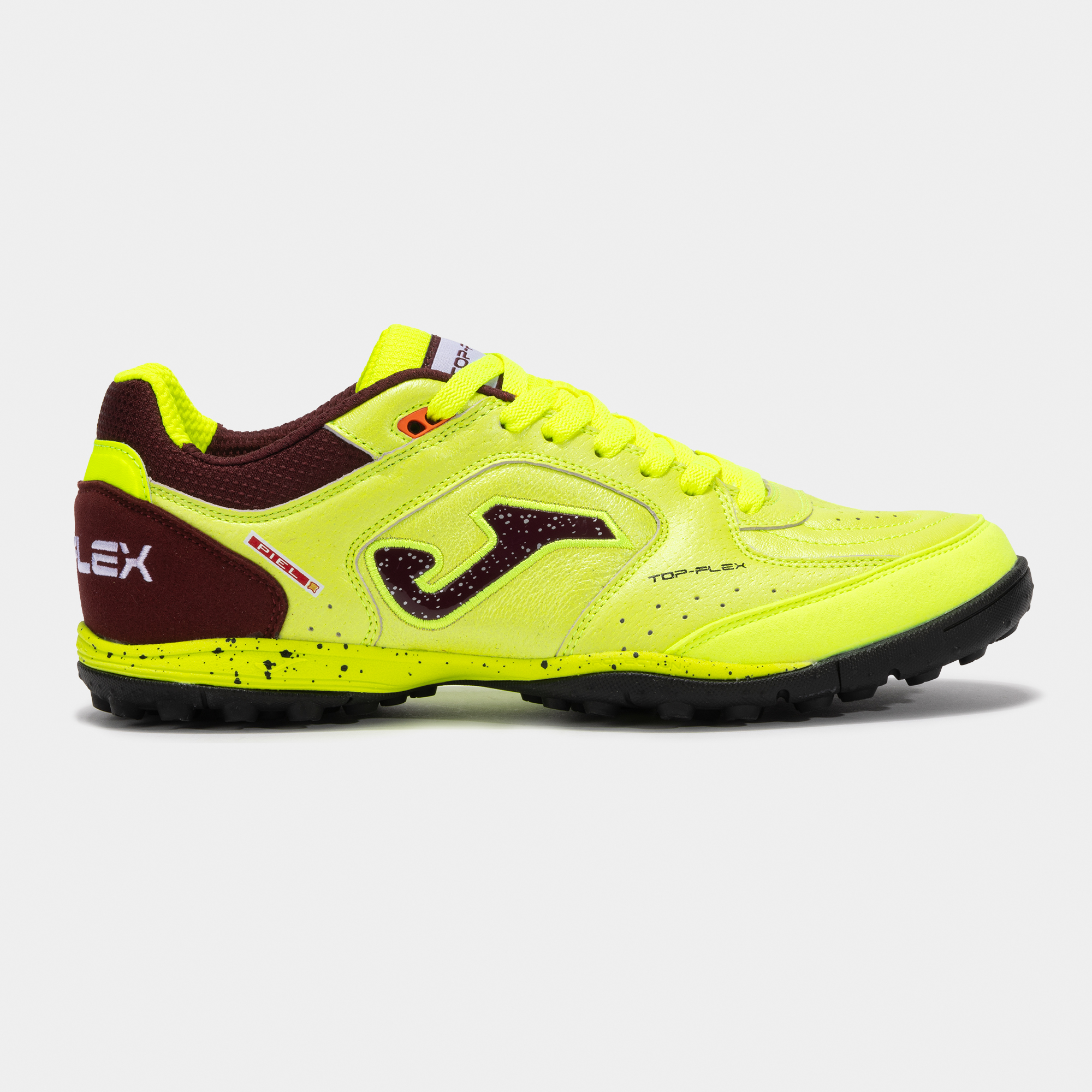 Ghete fotbal Joma TOP FLEX 2509 FLUOR YELLOW PURPLE TURF
