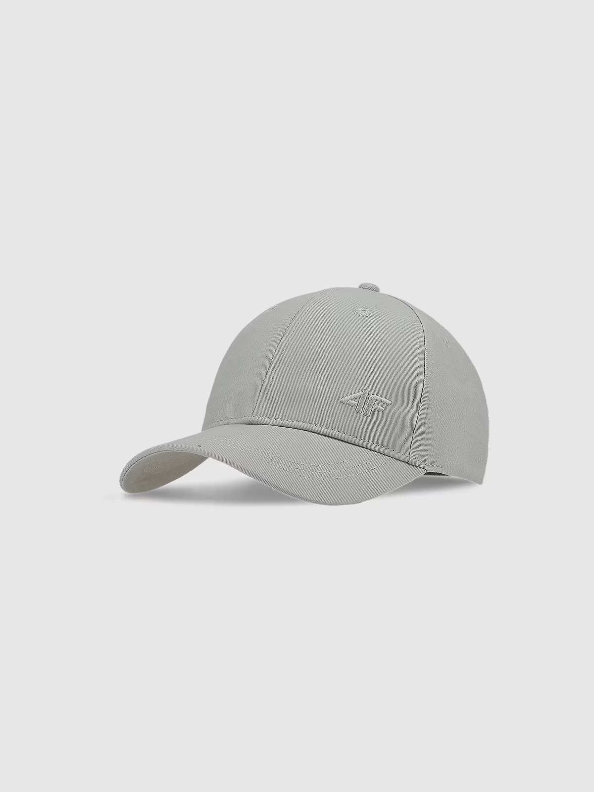 Sapca 4F cu cozoroc strapback unisex - gri
