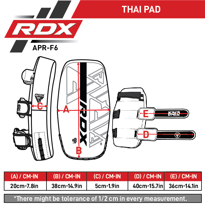 Scut Rdx F6 Matte Thai Pad